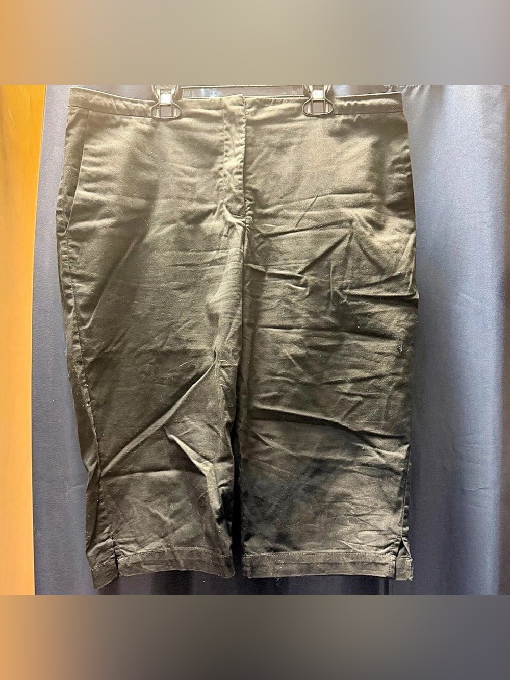 Womens Mid Rise Capri Pant